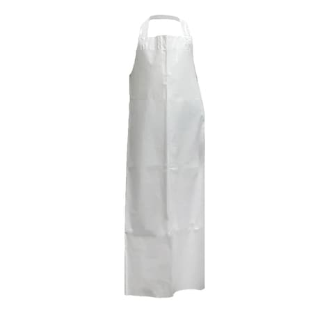 Kleen Handler Waterproof TPU Bib Adjustable Neck Apron, White, 7.8Mil BLKH-HDS-TPU-AP1W1